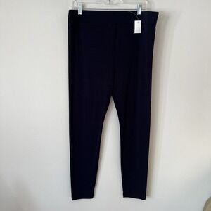 Lou & Grey Loft Cozy Flipside Soft Leggings Womens Size M Burgundy Wine